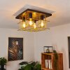 FEVAAG Ceiling Light gold, black, 4-light sources