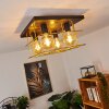 FEVAAG Ceiling Light gold, black, 4-light sources