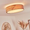 MJELSTAD Ceiling Light brown, grey, white, 2-light sources