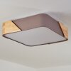 MJELSTAD Ceiling Light brown, grey, white, 2-light sources