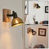OSINA Wall Light brown, black, 1-light source