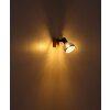 Globo LENNA Wall Light Dark wood, black, 1-light source