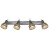 Globo MORI Ceiling Light brown, white, 4-light sources
