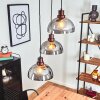 AANNESTAD Pendant Light Dark wood, black, 3-light sources