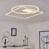 LOFTHEIM Ceiling Light LED chrome, white, 1-light source