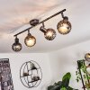 STAVIK Ceiling Light black, silver, 4-light sources