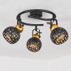 GOMSRUD Ceiling Light black, 3-light sources