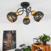 GOMSRUD Ceiling Light black, 3-light sources