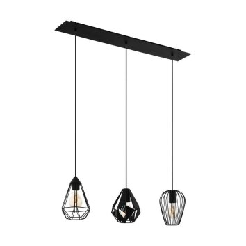 Eglo-Leuchten DISTAFF Pendant Light black, 3-light sources