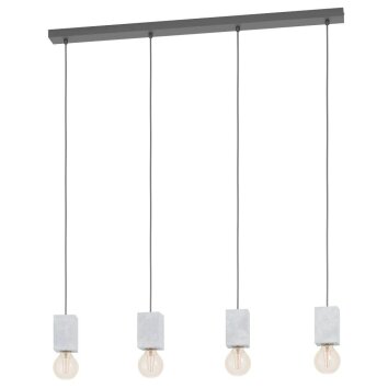Eglo-Leuchten PRESTWICK Pendant Light black, 4-light sources
