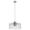 Eglo-Leuchten MILLIGAN Pendant Light galvanized, white, 1-light source