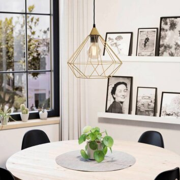 Eglo-Leuchten TARBES Pendant Light brass, 1-light source