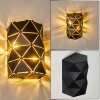 OSBY Wall Light gold, black, 2-light sources