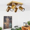ZUOZ Ceiling Light antique brass, 4-light sources