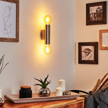 TULLA Wall Light matt nickel, 2-light sources