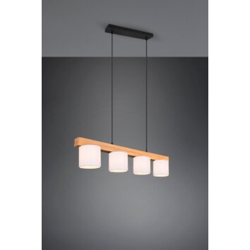 Reality CAMERON Pendant Light brown, 4-light sources