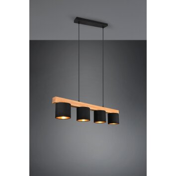 Reality CAMERON Pendant Light brown, 4-light sources