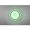Reality ARCO Ceiling Light LED black, 1-light source, Remote control, Colour changer