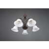 Trio-Leuchten RUSTICA chandelier rust-coloured, 5-light sources