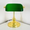 Banker Lamp brass, 1-light source