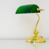 Banker Lamp brass, 1-light source
