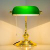Banker Lamp brass, 1-light source