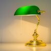 Banker Lamp brass, 1-light source