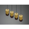 Trio-Leuchten ROBIN Pendant Light brass, 4-light sources