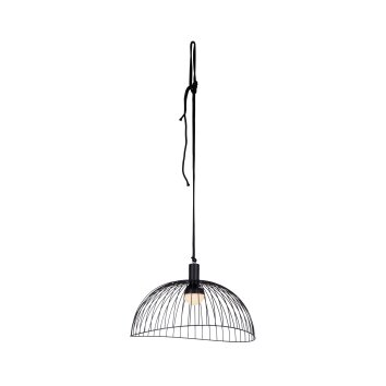 Leuchten-Direkt DAVID Pendant Light LED black, 1-light source, Remote control, Colour changer