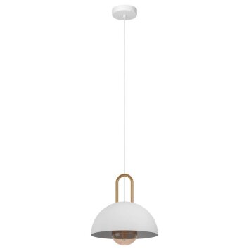 Eglo-Leuchten CALMANERA Pendant Light brass, white, 1-light source