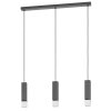 Eglo-Leuchten BUTRANO Pendant Light LED black, silver, 3-light sources