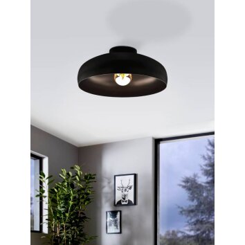 Eglo-Leuchten MOGANO Ceiling Light black, 1-light source