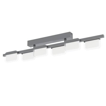 Eglo-Leuchten ERVIDEL Ceiling Light LED black, 6-light sources