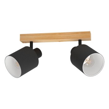 Eglo-Leuchten BATALLAS Wall Light brown, black, 2-light sources