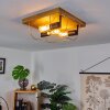 HODNE Ceiling Light Ecru, black, 3-light sources