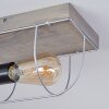HODNE Ceiling Light grey, Ecru, black, 1-light source