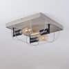 HODNE Ceiling Light grey, Ecru, black, 3-light sources