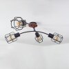LOEDINGEN Ceiling Light Ecru, black, 4-light sources