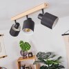 SUMLILI Ceiling Light Ecru, black, 3-light sources