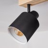 SUMLILI Ceiling Light Ecru, black, 2-light sources