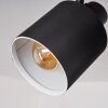 SUMLILI Ceiling Light Ecru, black, 2-light sources