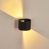 STRANDAA Wall Light LED black, 2-light sources