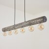 CANEDO Pendant Light grey, black, 6-light sources