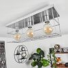 FEVAAG Ceiling Light chrome, silver, 3-light sources