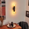 TULLA Wall Light black, 2-light sources