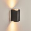 SKAABU Outdoor Wall Light black, white, 2-light sources