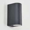 SKAABU Outdoor Wall Light black, white, 2-light sources