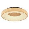 Globo JOLLI Ceiling Light LED Wood like finish, 1-light source, Remote control