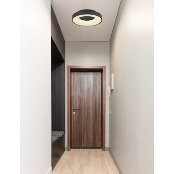 Globo JOLLI Ceiling Light LED black, 1-light source, Remote control