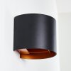 Badajoz Wall Light LED copper, black, 1-light source